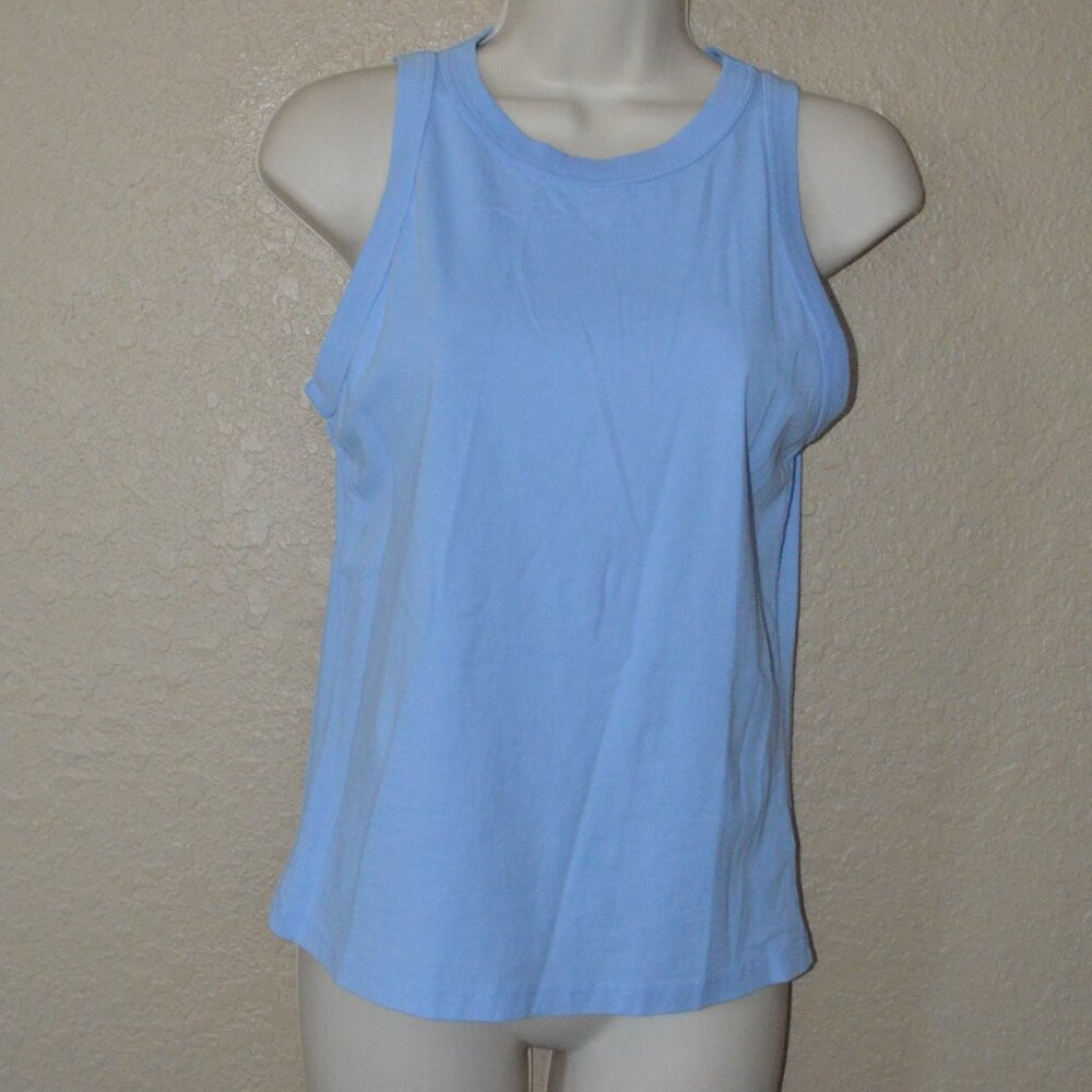 NWT $82 Velvet Graham & Spencer with Cleo Wade Blue Greer Tank Top